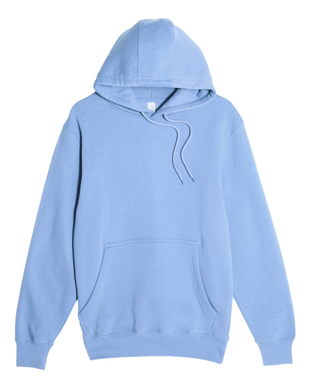 Unisex Premium Pullover Hooded Sweatshirt - Front - B487C9102 - Colony Blue