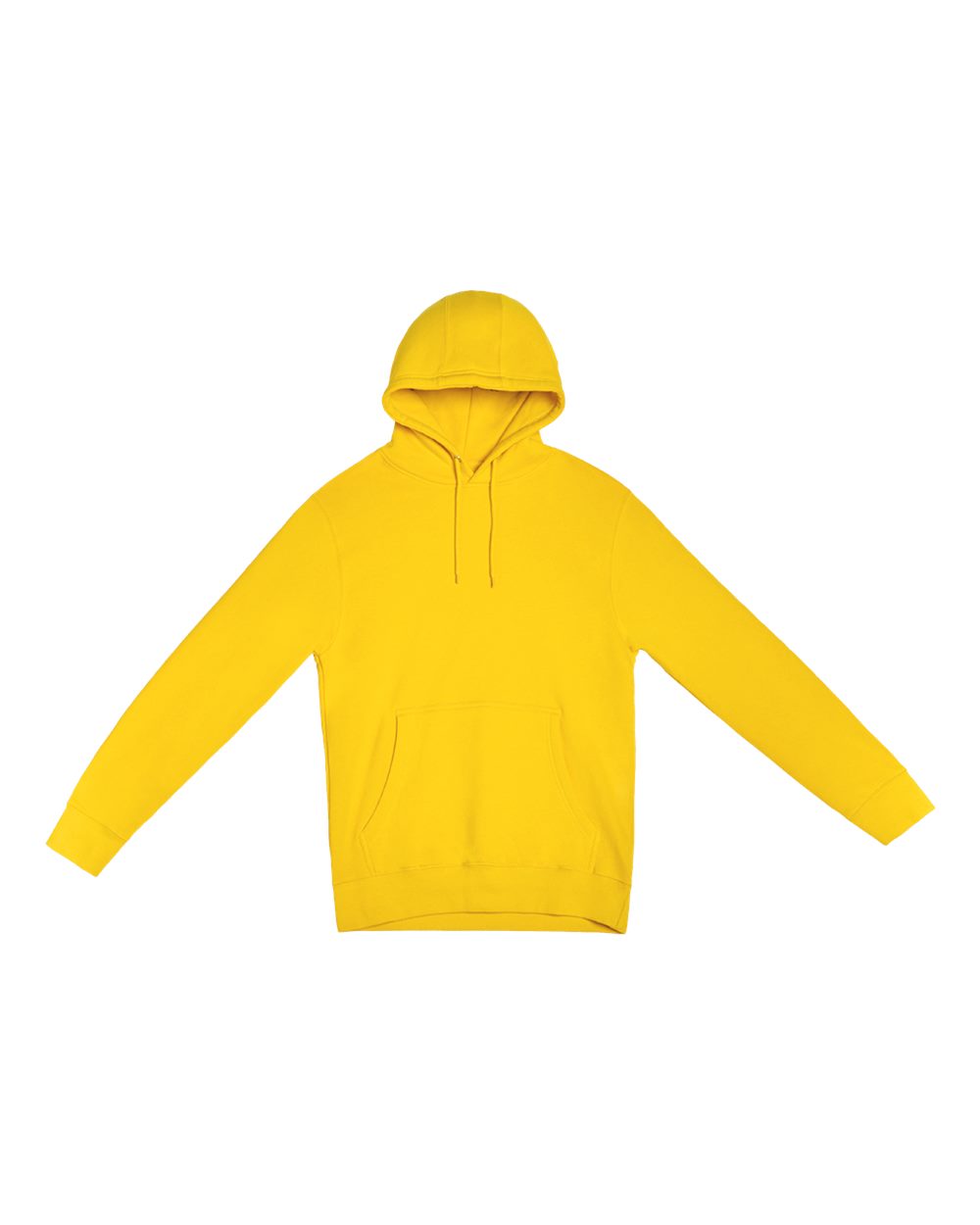Unisex Premium Pullover Hooded Sweatshirt - Front - B487C9112 - Lemon