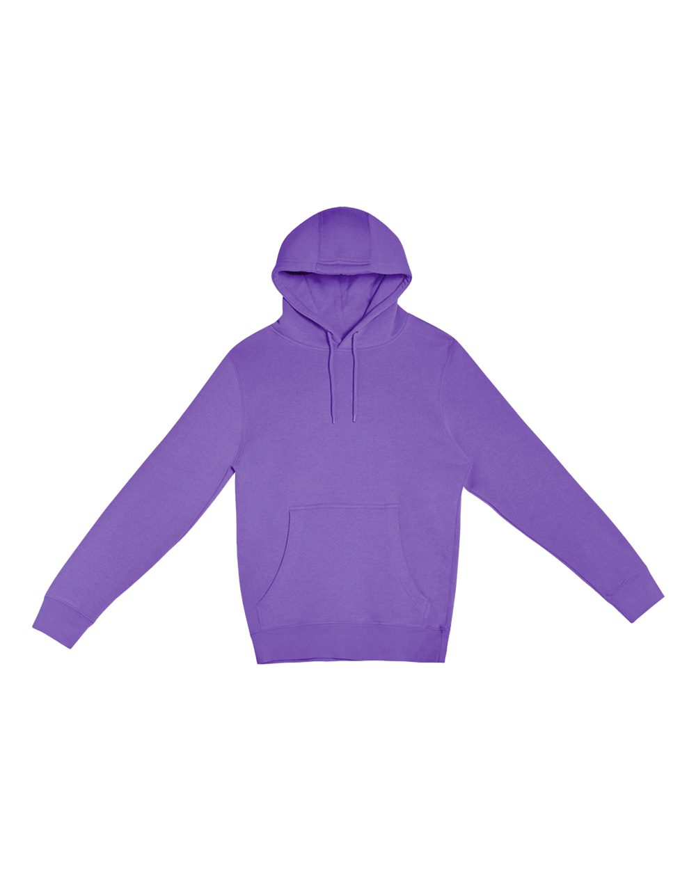 Unisex Premium Pullover Hooded Sweatshirt - Front - B487C9152 - Purple
