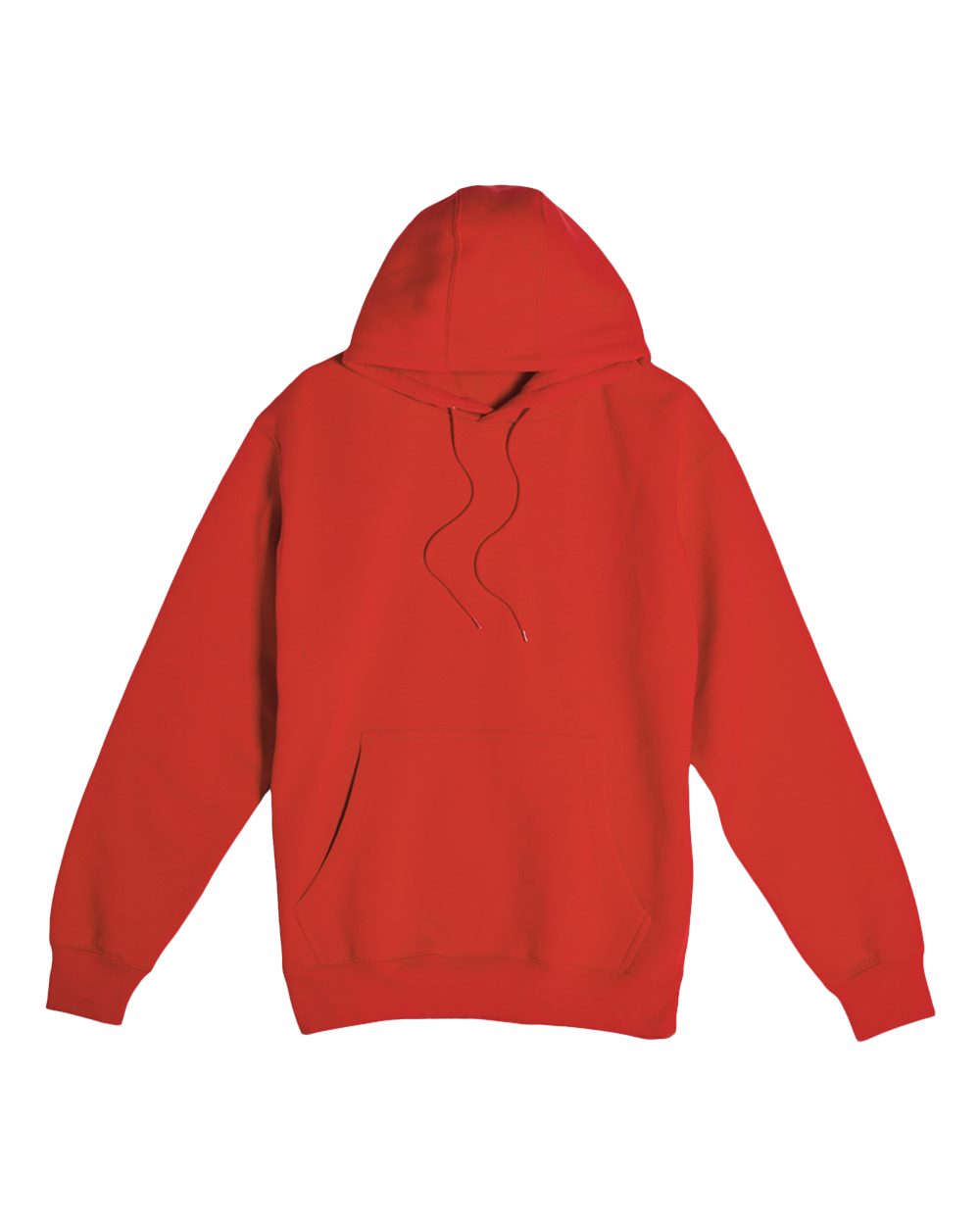 Unisex Premium Pullover Hooded Sweatshirt - Front - B487C9162 - Red