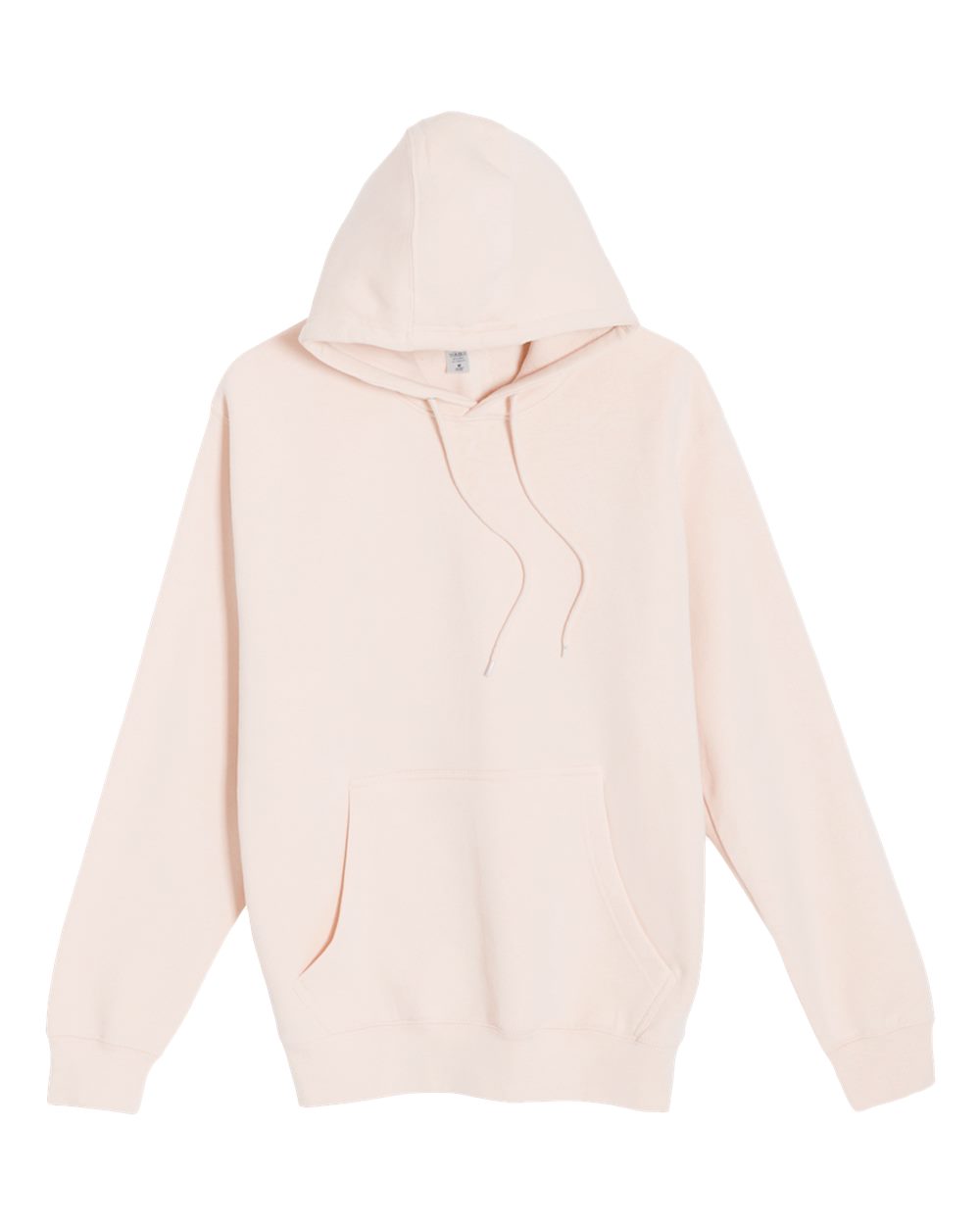 Unisex Premium Pullover Hooded Sweatshirt - Front - B487C9302 - Pale Pink