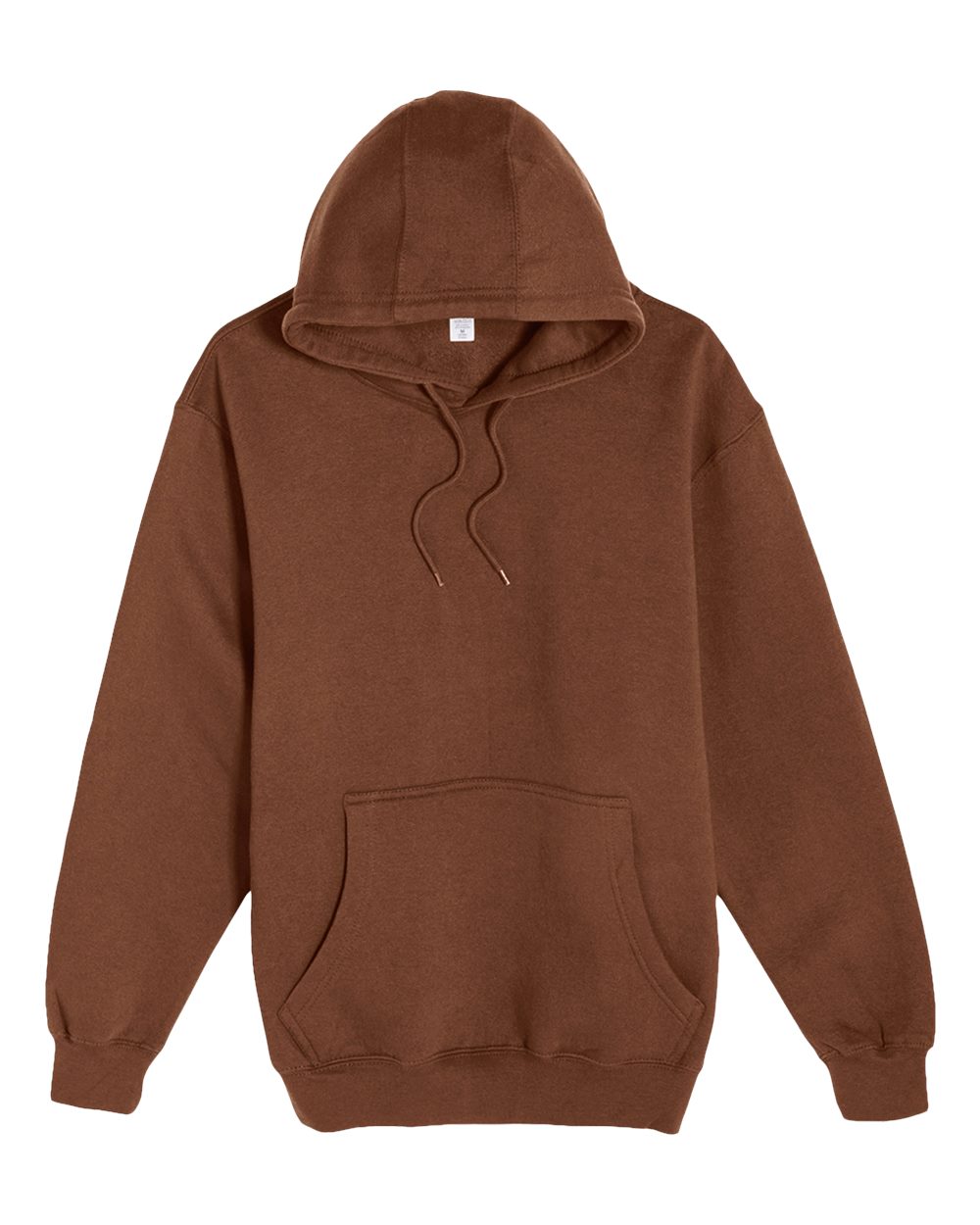 Unisex Premium Pullover Hooded Sweatshirt - Front - B487C9602 - Chestnut