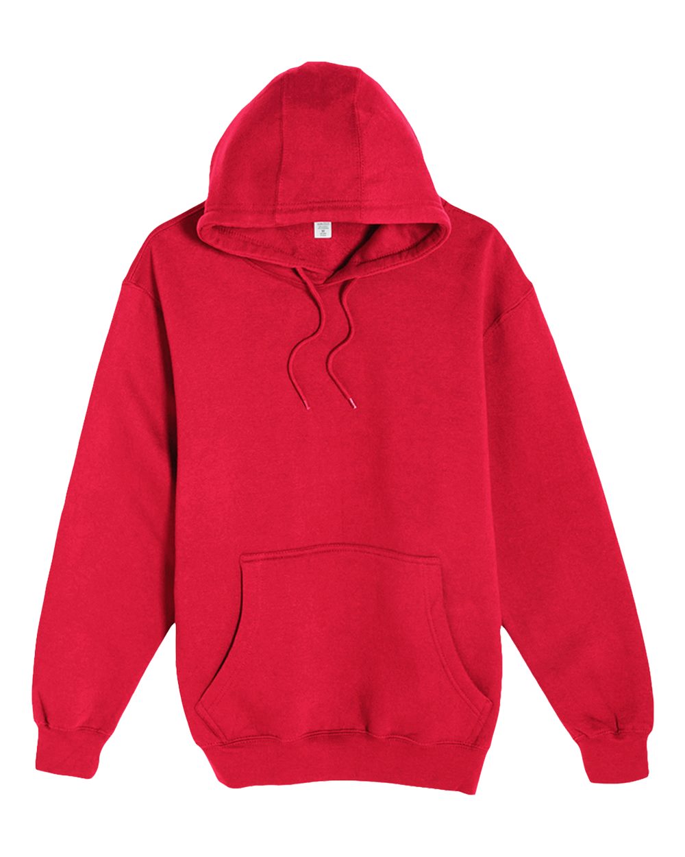 Unisex Premium Pullover Hooded Sweatshirt - Front - B487C9702 - Cardinal