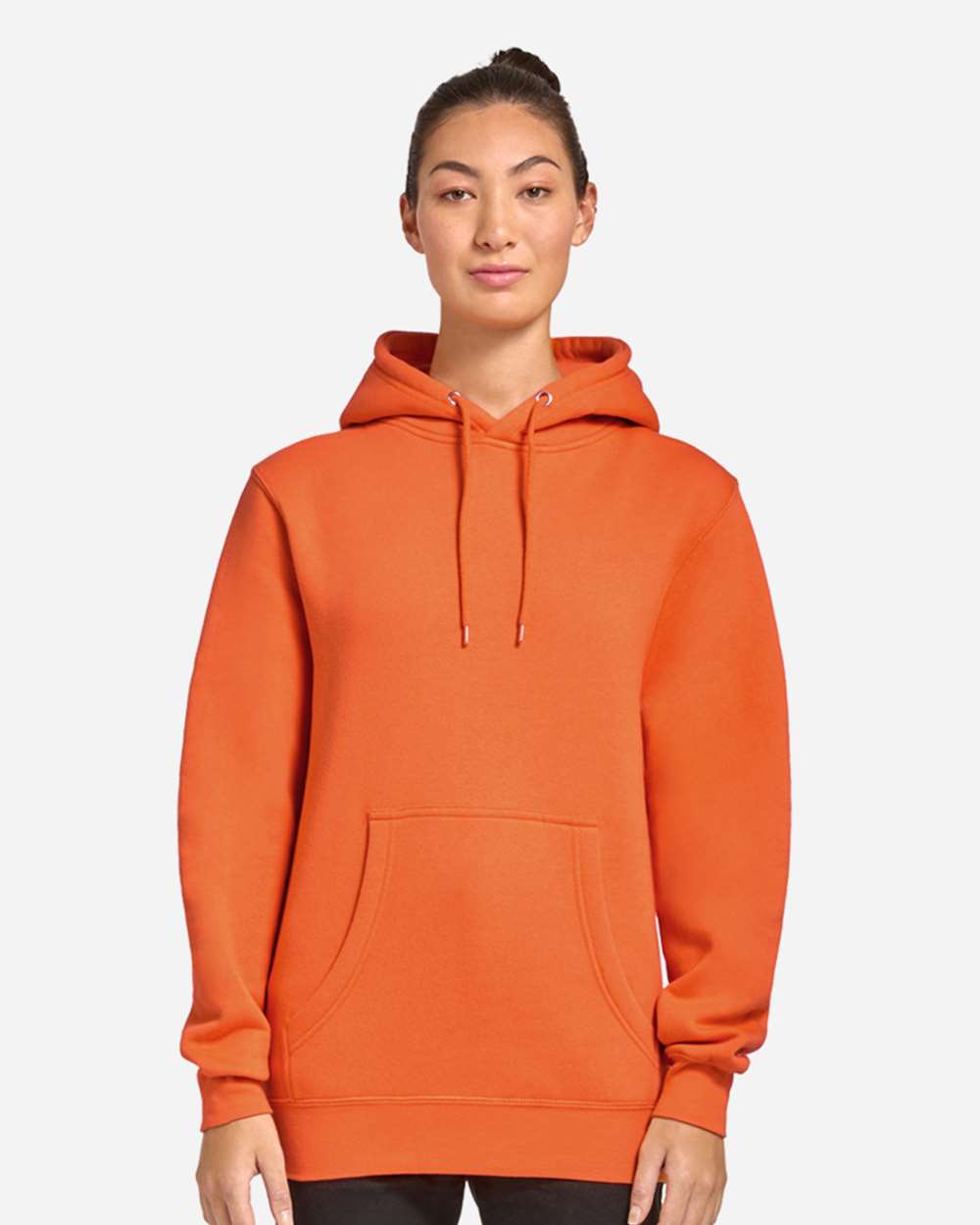 Unisex Premium Pullover Hooded Sweatshirt - OnModelFront - B487C9662 - Carrot