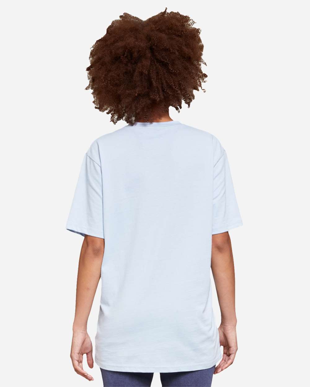 Heavyweight T-Shirt - OnModelBack - B492C9102 - Dusty Blue