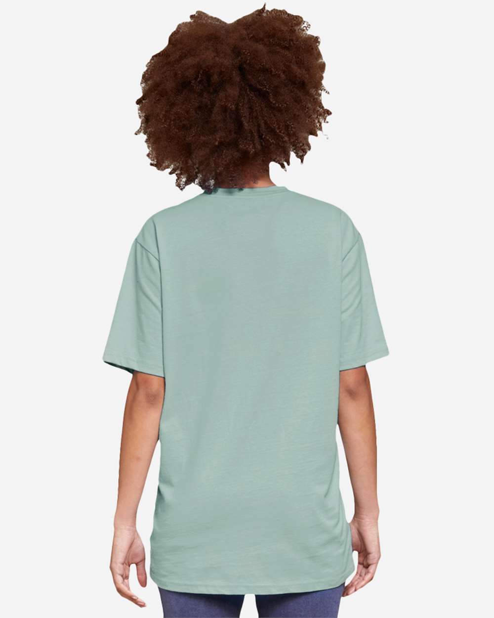 Heavyweight T-Shirt - OnModelBack - B492C9172 - Seafoam