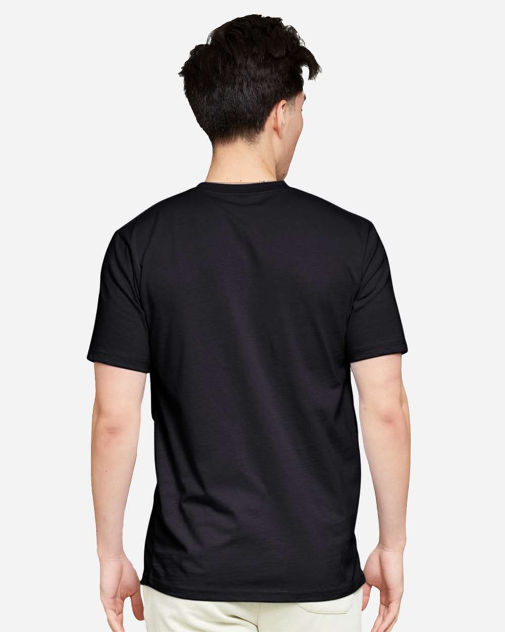 Heavyweight T-Shirt - OnModelBack - B492C9502 - Black