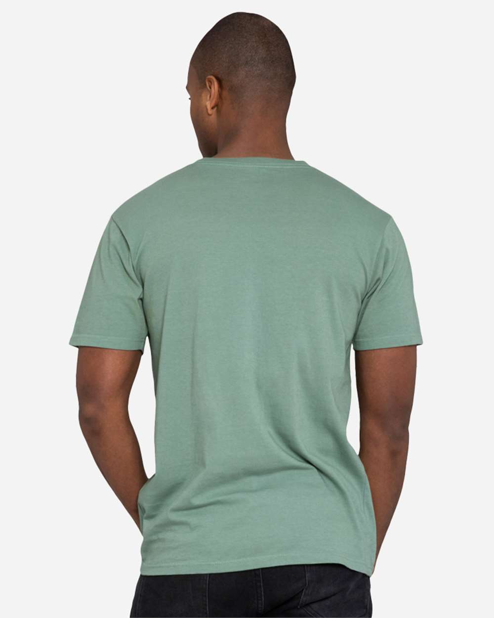 Heavyweight T-Shirt - OnModelBack - B492C9542 - Sage