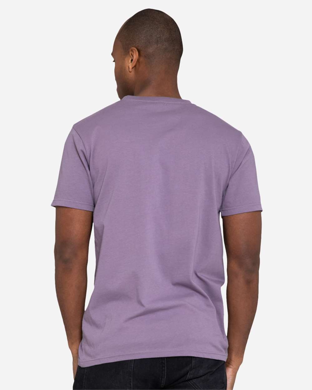 Heavyweight T-Shirt - OnModelBack - B492C9672 - Lavender