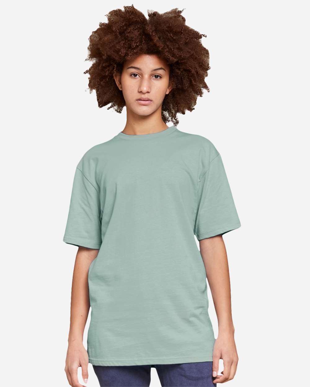 Heavyweight T-Shirt - OnModelFront - B492C9172 - Seafoam