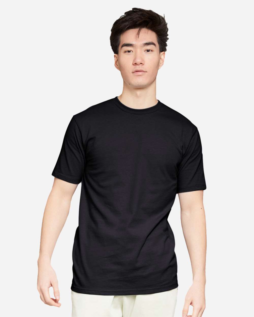 Heavyweight T-Shirt - OnModelFront - B492C9502 - Black