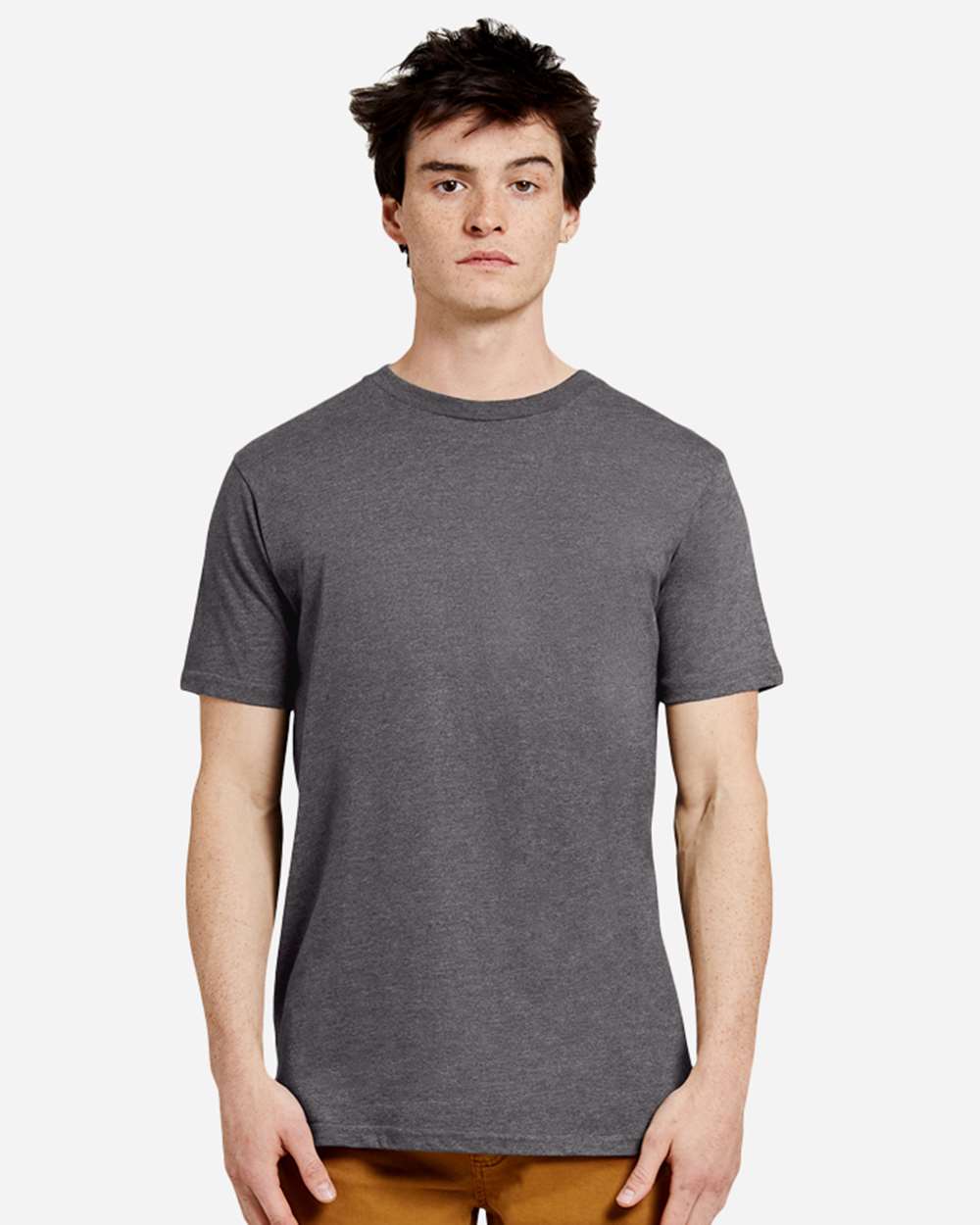 Heavyweight T-Shirt - OnModelFront - B492C9592 - Charcoal Heather