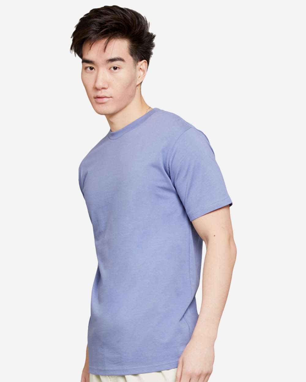 Heavyweight T-Shirt - OnModelSide - B492C9252 - Colony Blue