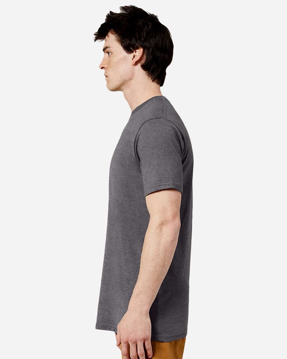 Heavyweight T-Shirt - OnModelSide - B492C9592 - Charcoal Heather
