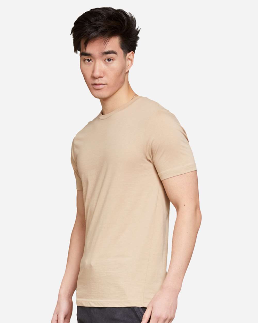 Heavyweight T-Shirt - OnModelSide - B492C9602 - Mushroom