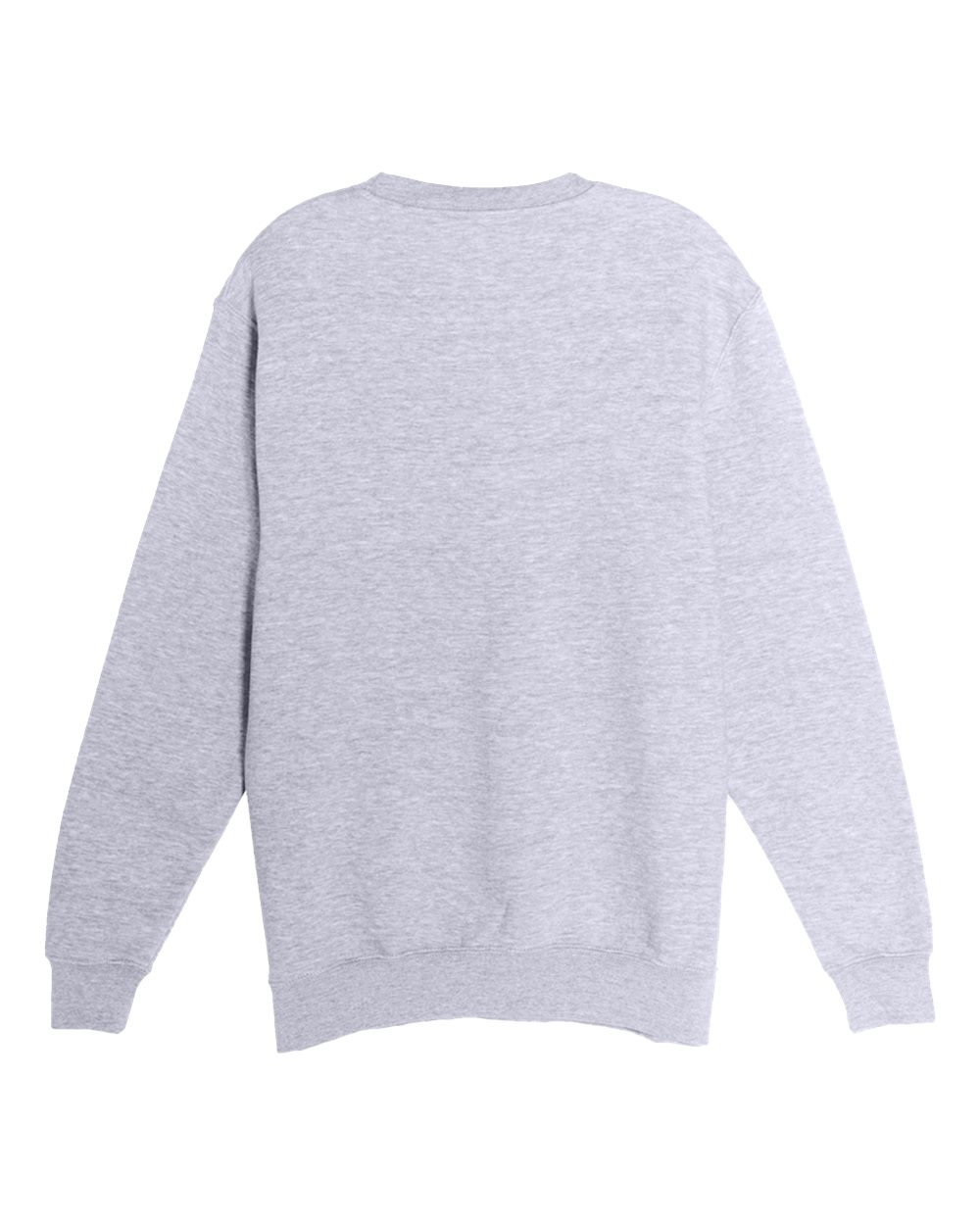 Unisex Premium Crewneck Sweatshirt - Back - B489C9092 - Heather Grey