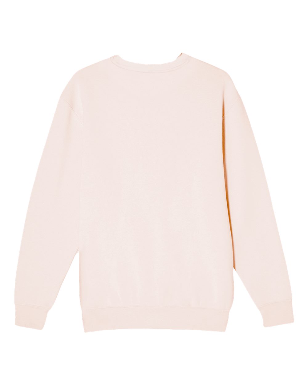 Unisex Premium Crewneck Sweatshirt - Back - B489C9302 - Pale Pink