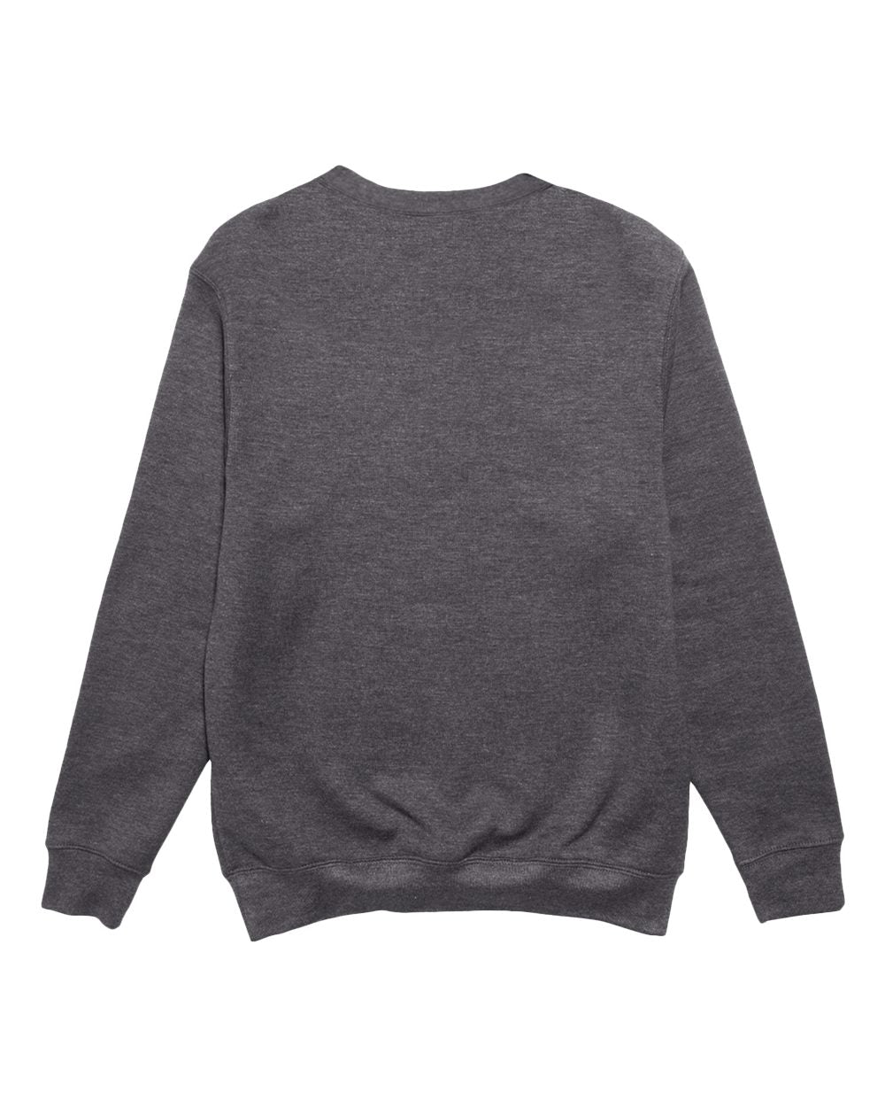 Unisex Premium Crewneck Sweatshirt - Back - B489C9592 - Charcoal Heather