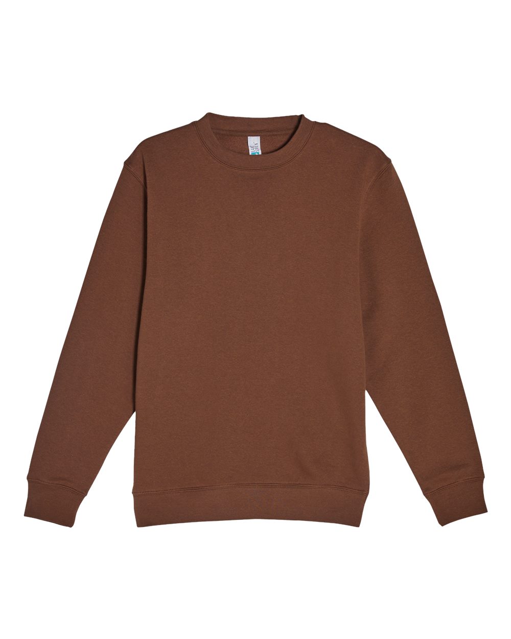 Unisex Premium Crewneck Sweatshirt - Front - B489C9602 - Chestnut