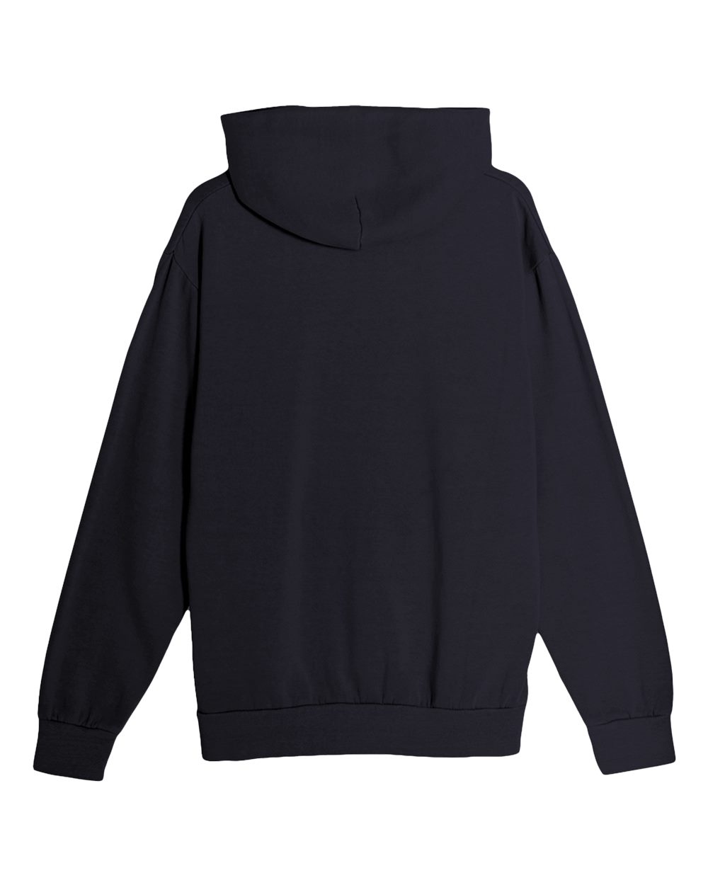Unisex Urban Pullover Hooded Sweatshirt - Back - B595C9502 - Black