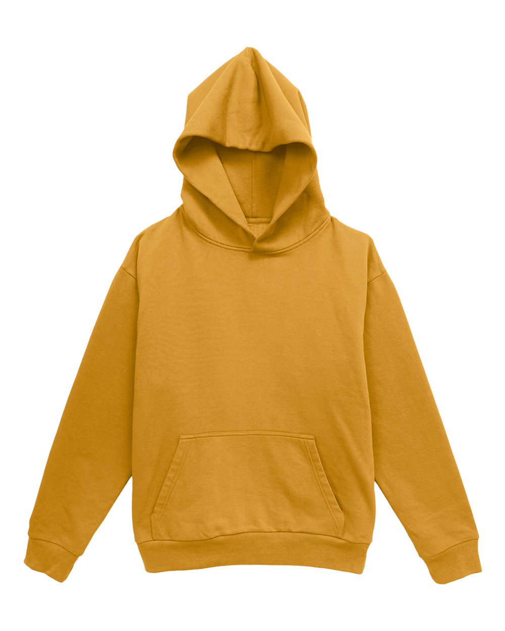 Unisex Urban Pullover Hooded Sweatshirt - Front - B595C9112 - Peanut Butter