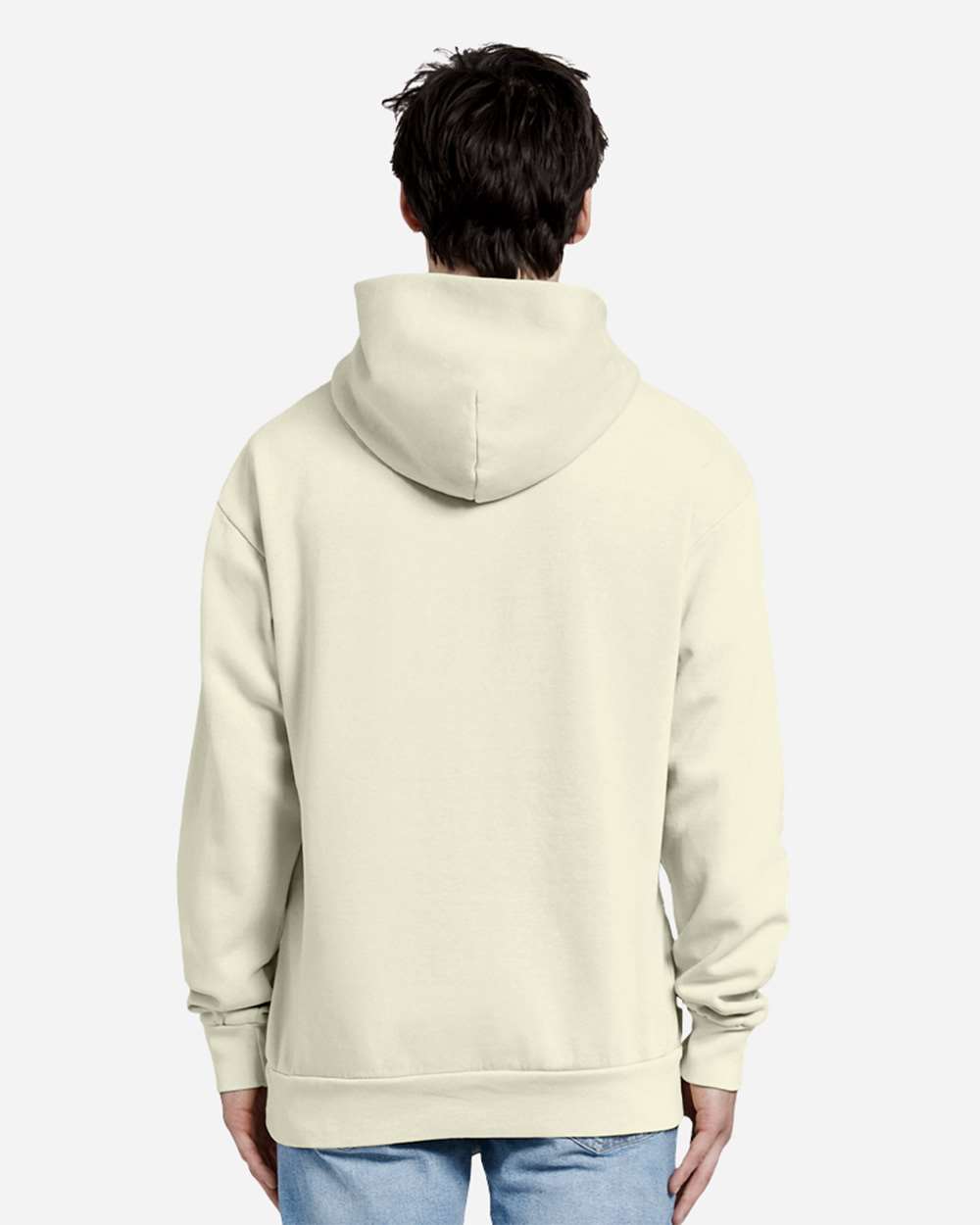 Unisex Urban Pullover Hooded Sweatshirt - OnModelBack - B595C9172 - Pistachio