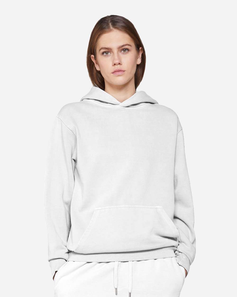 Unisex Urban Pullover Hooded Sweatshirt - OnModelFront - B595C9102 - Lunar Rock