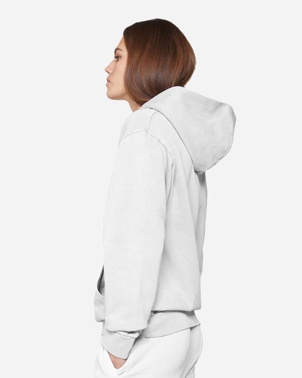 Unisex Urban Pullover Hooded Sweatshirt - OnModelSide - B595C9102 - Lunar Rock