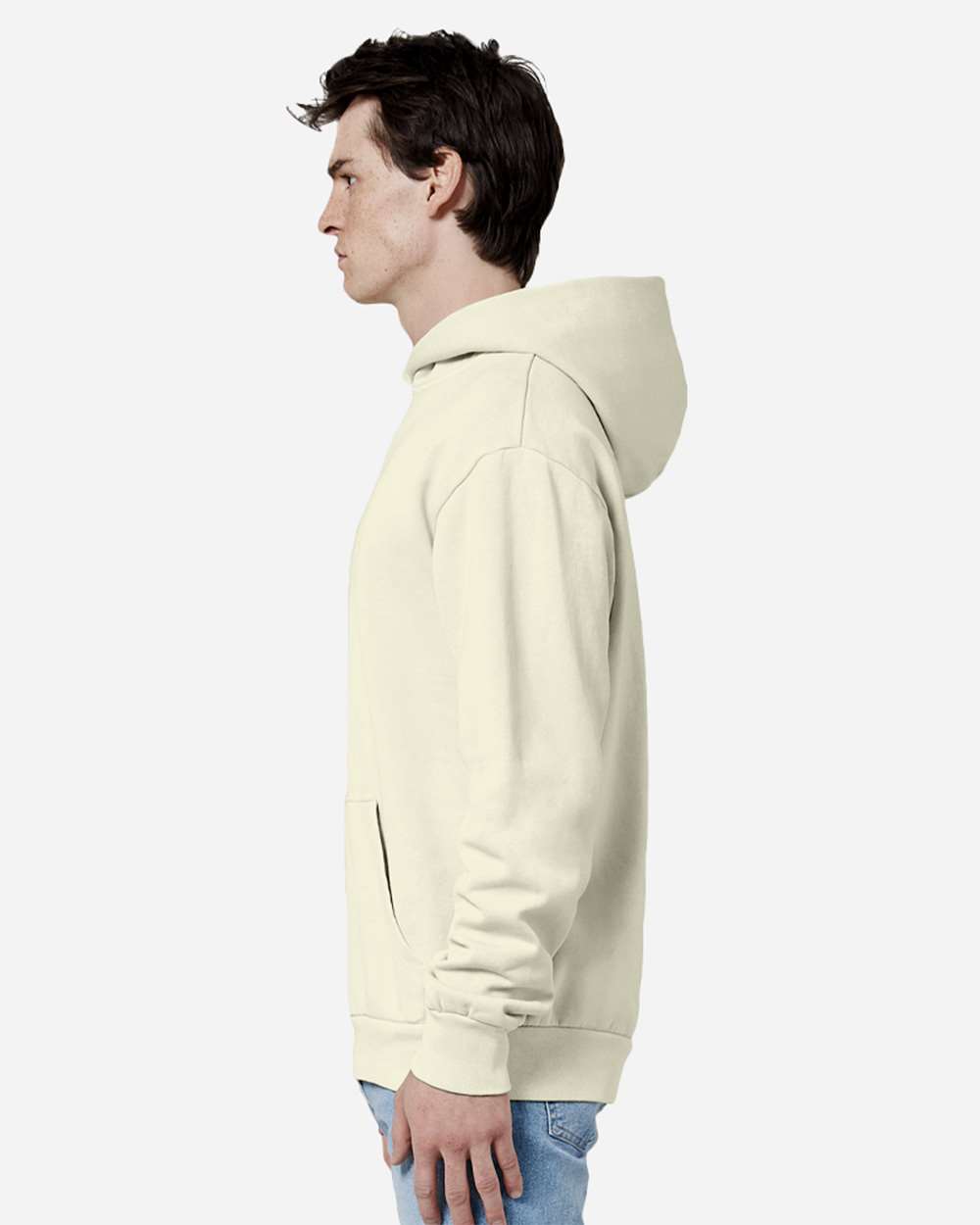 Unisex Urban Pullover Hooded Sweatshirt - OnModelSide - B595C9172 - Pistachio