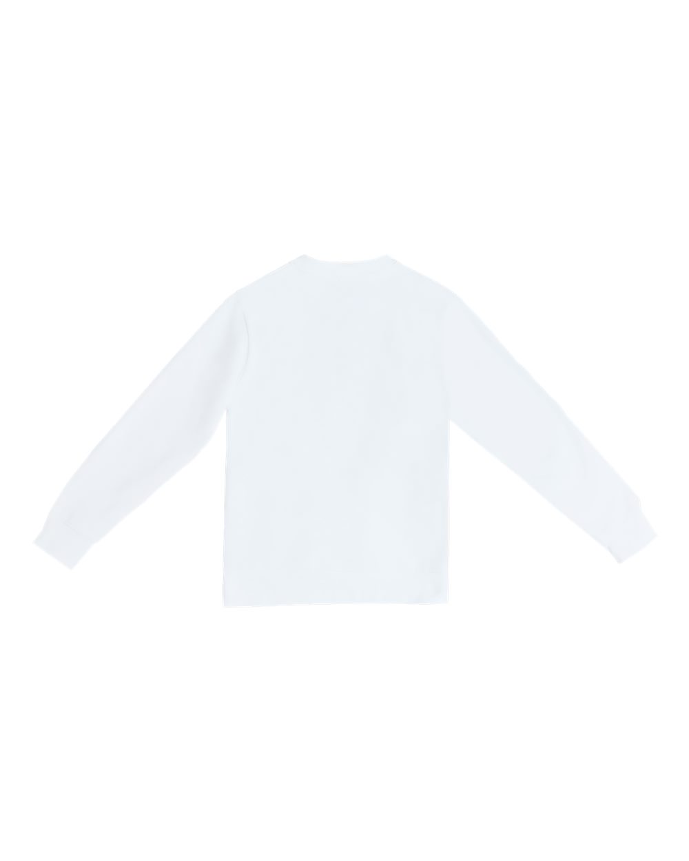 Unisex Pigment-Dyed Crewneck Sweatshirt - Back - B496C9002 - White