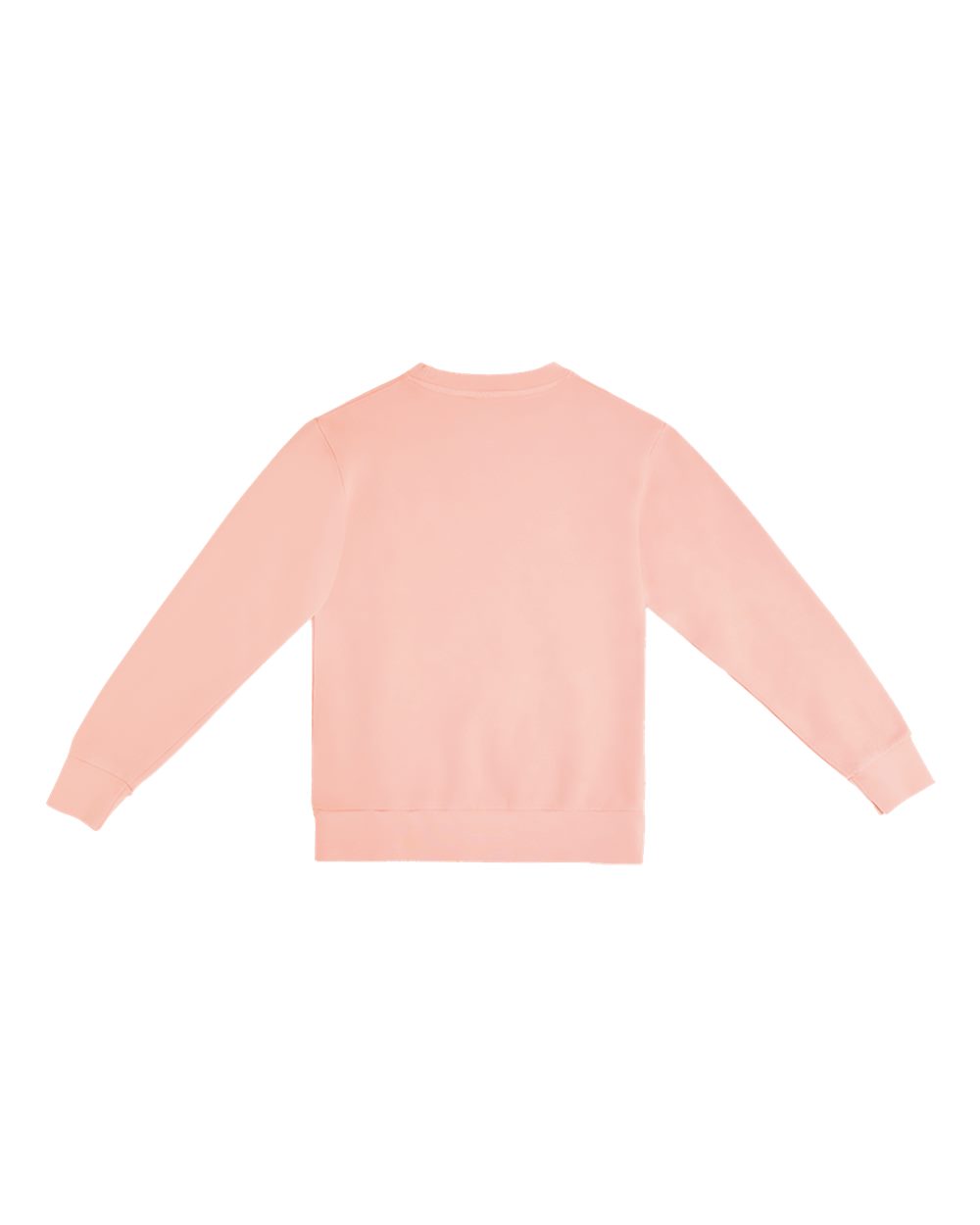 Unisex Pigment-Dyed Crewneck Sweatshirt - Back - B496C9362 - Salmon