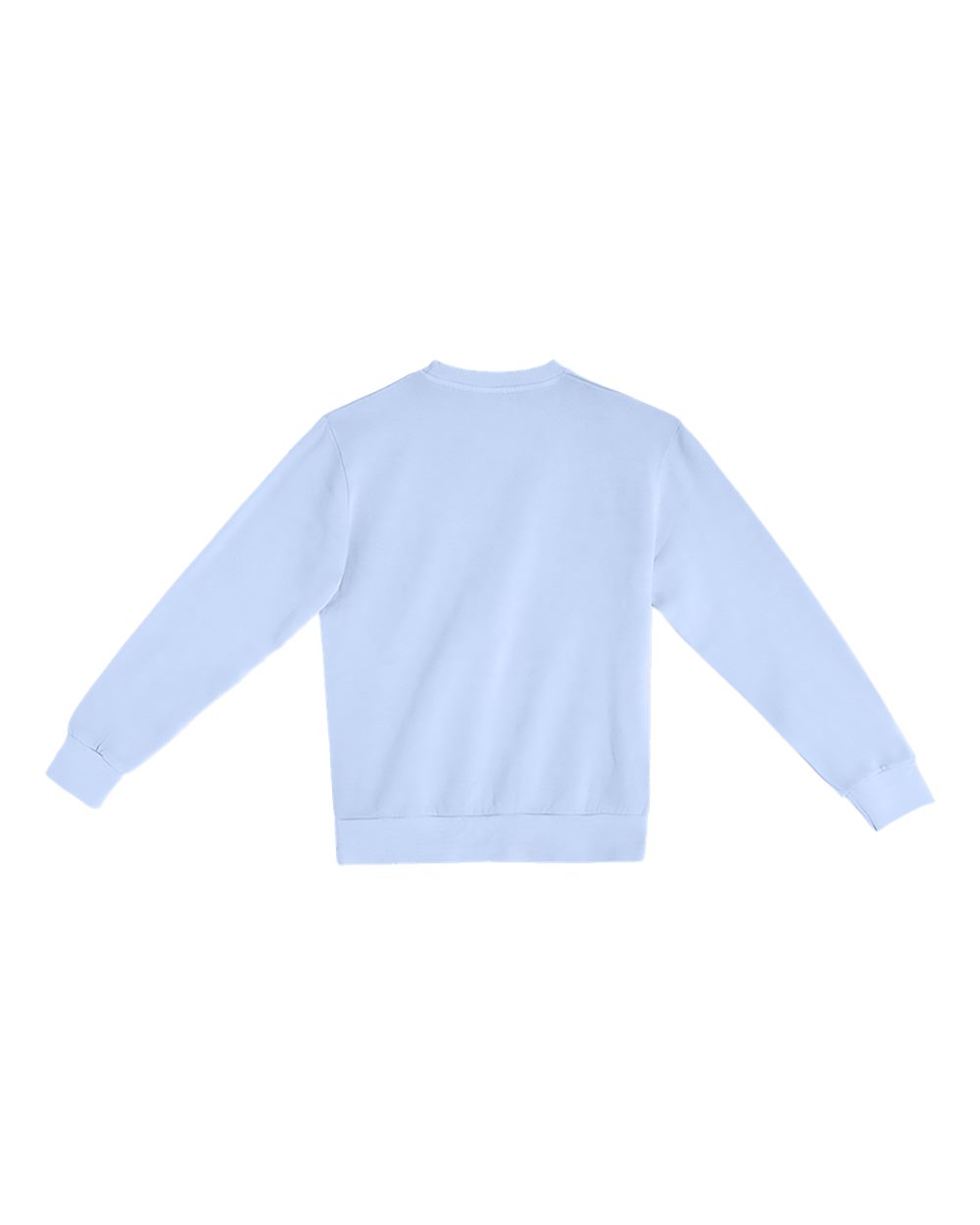Unisex Pigment-Dyed Crewneck Sweatshirt - Back - B496C9672 - Grape Ice