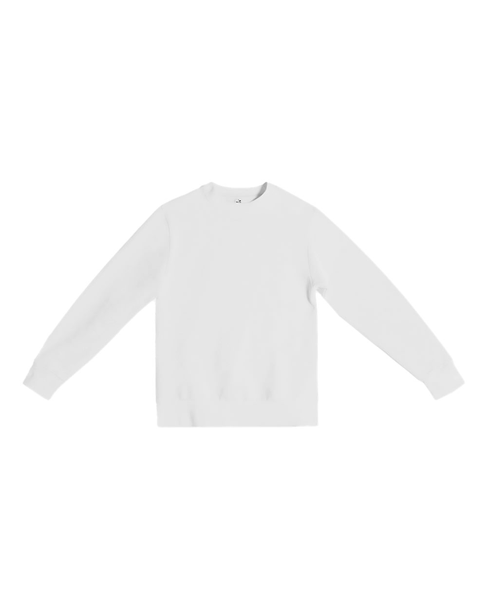 Unisex Pigment-Dyed Crewneck Sweatshirt - Front - B496C9102 - Lunar Rock