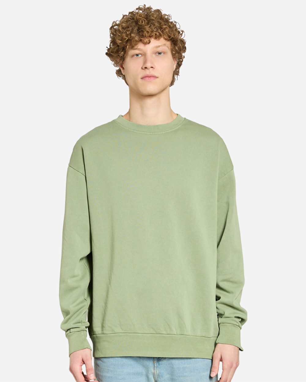 Unisex Pigment-Dyed Crewneck Sweatshirt - styleImage