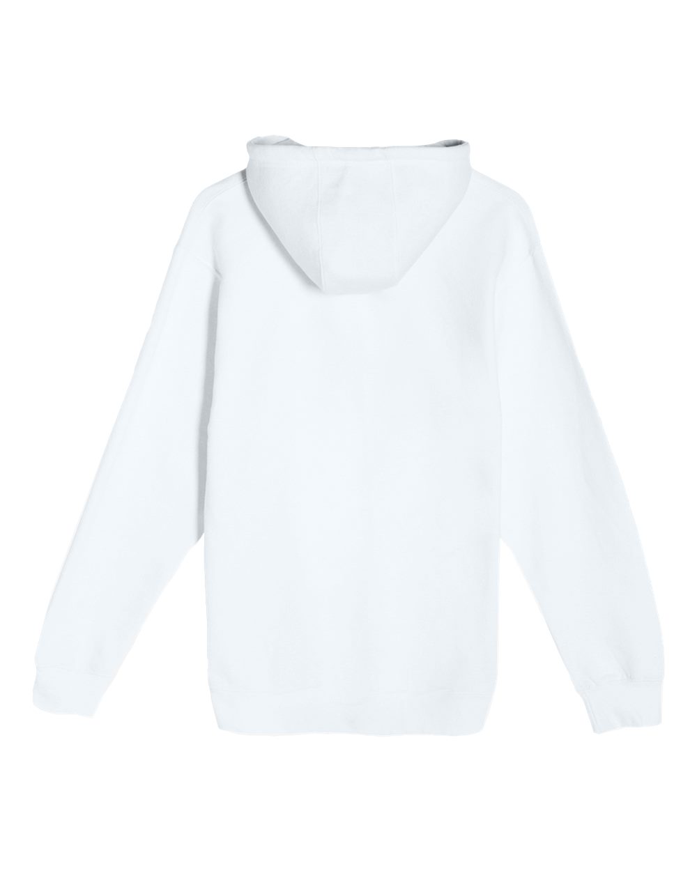 Unisex Premium Full-Zip Hooded Sweatshirt - Back - B488C9002 - White