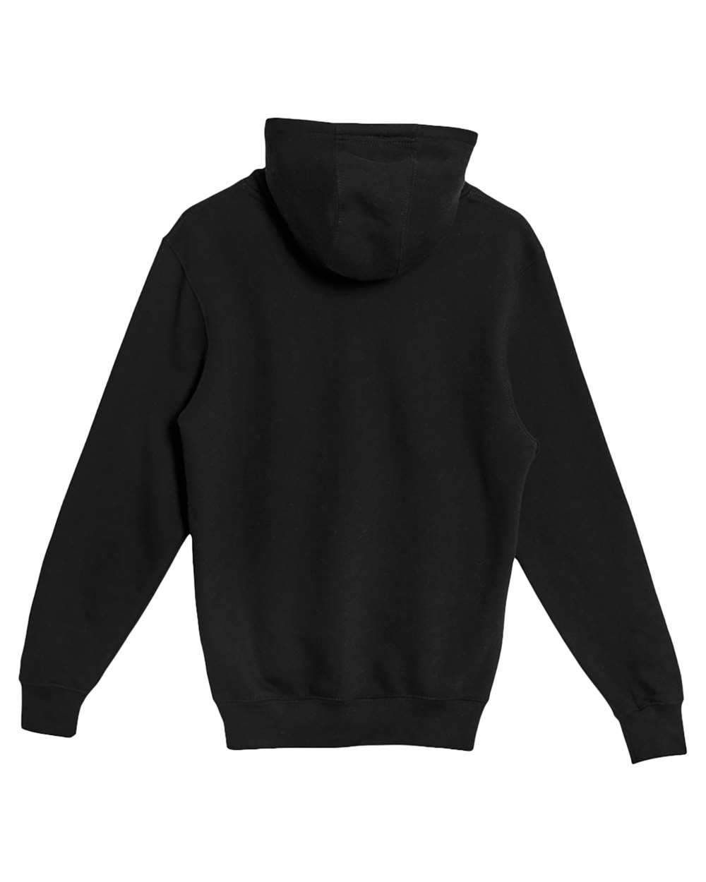 Unisex Premium Full-Zip Hooded Sweatshirt - Back - B488C9502 - Black