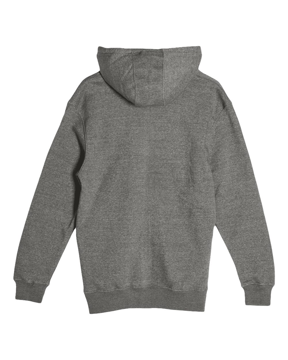 Unisex Premium Full-Zip Hooded Sweatshirt - Back - B488C9592 - Charcoal Heather