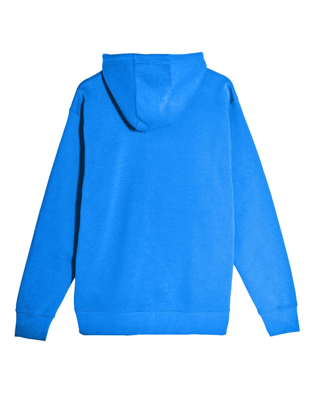Unisex Premium Full-Zip Hooded Sweatshirt - Back - B488C9752 - Royal