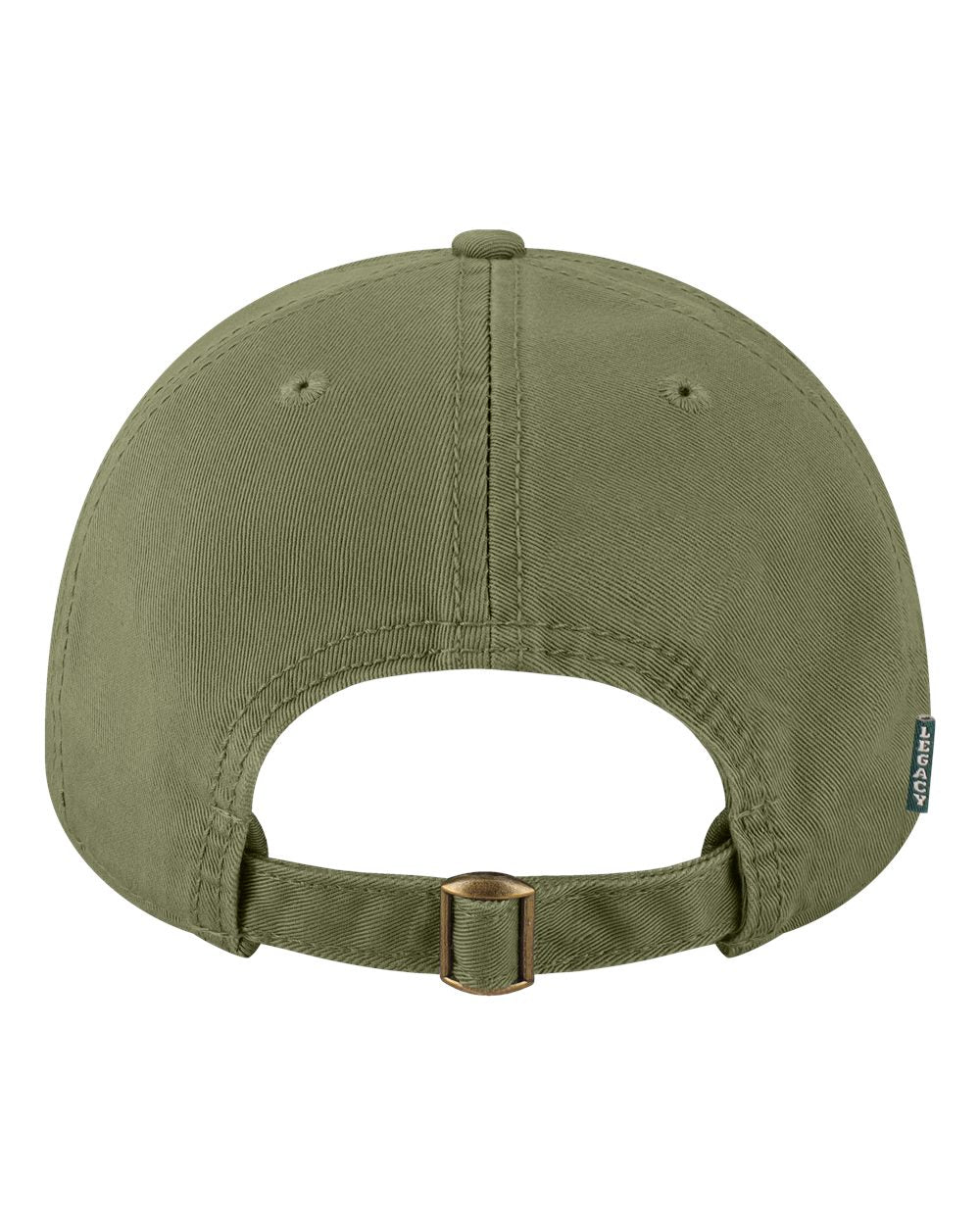 Relaxed Twill Dad Hat - Back - B93495140 - Moss Green