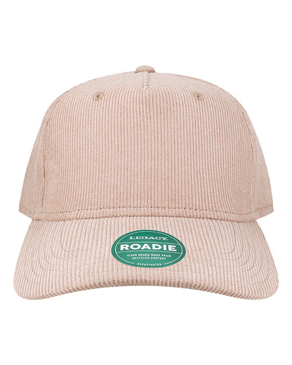 Five-Panel Trucker Cap - Front - B93795300 - Dusty Rose Corduroy