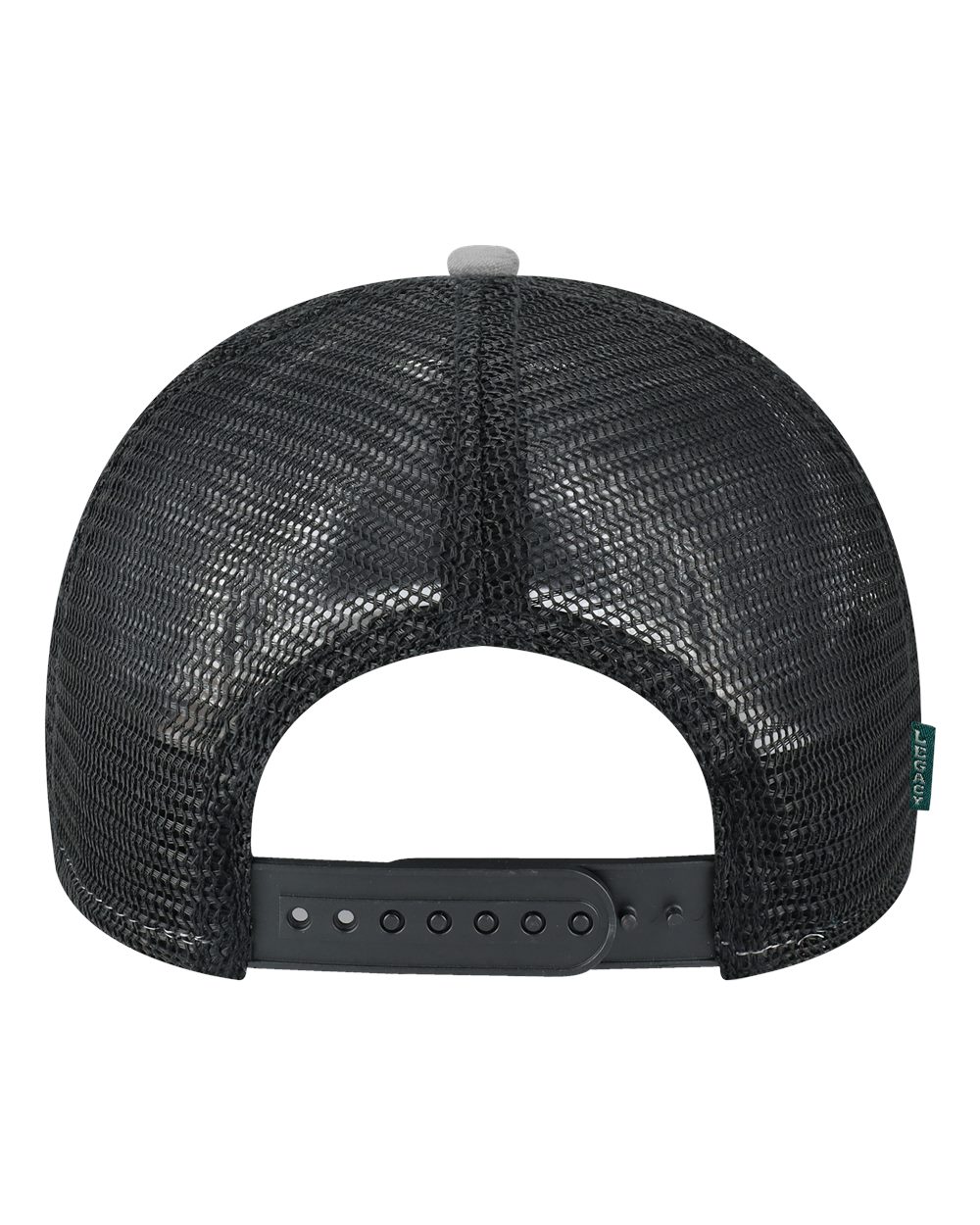 Mid-Pro Snapback Trucker Cap - Back - B93995120 - Grey/ Burgundy/ Black