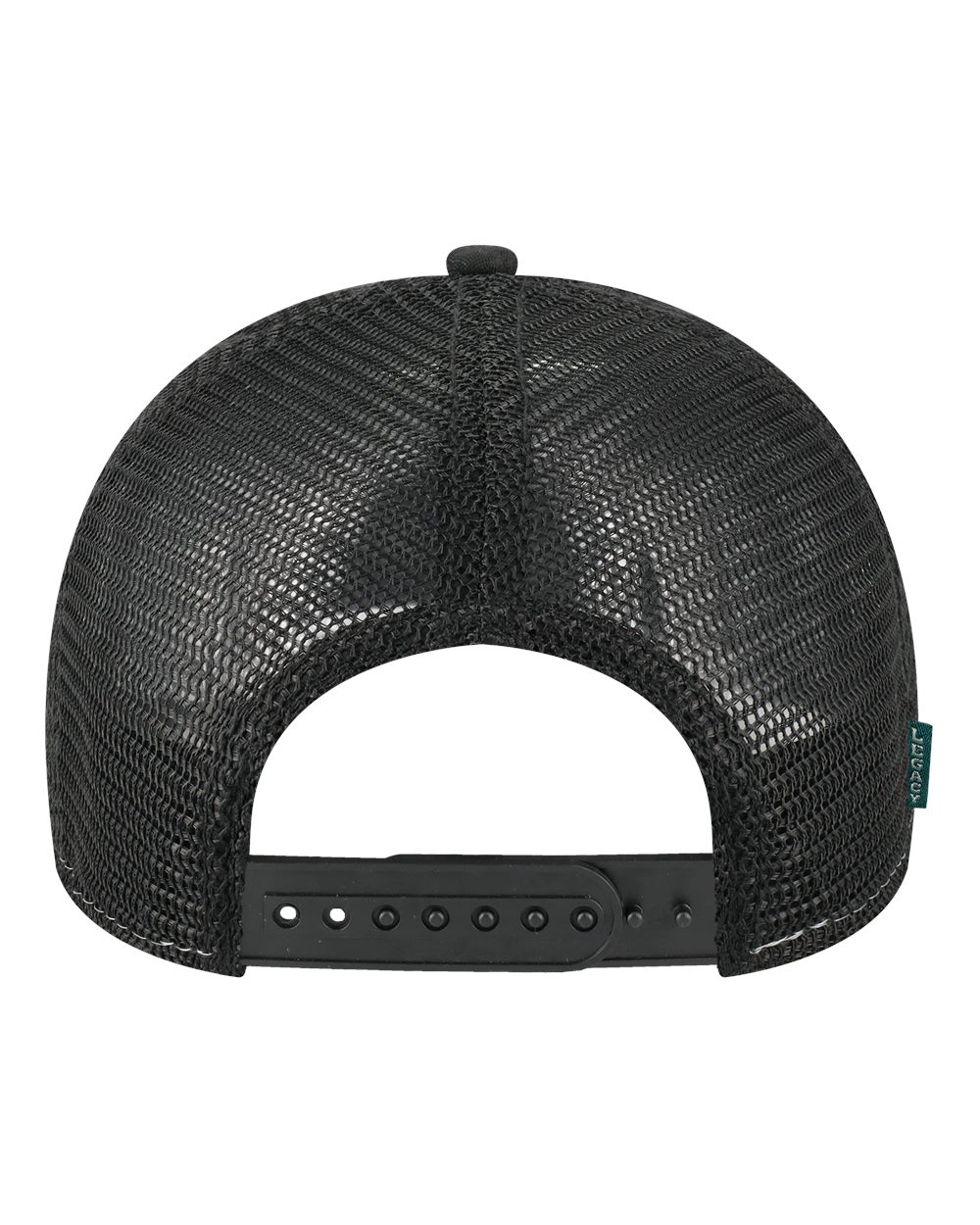 Mid-Pro Snapback Trucker Cap - Back - B93995500 - Black/ Black