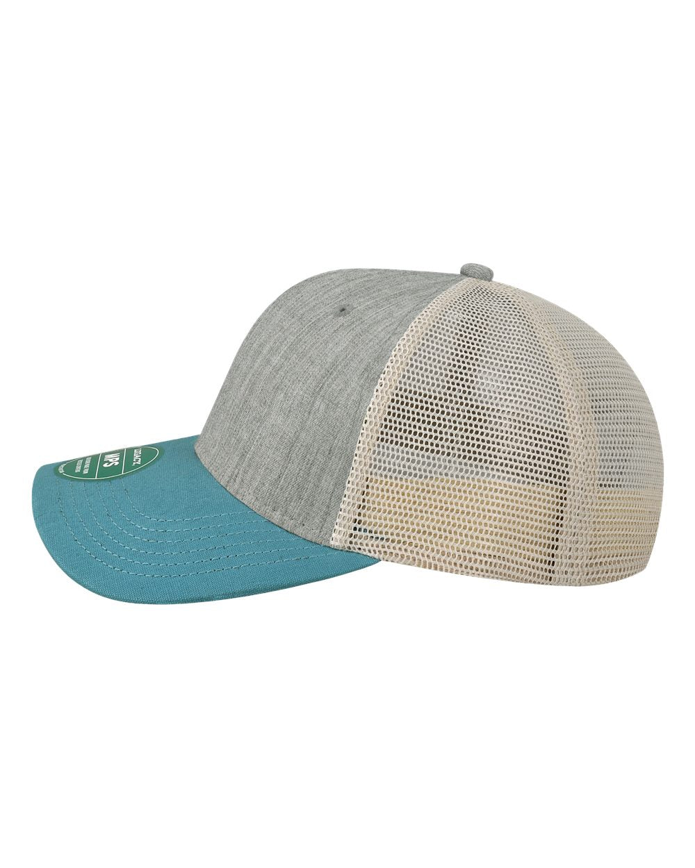Mid-Pro Snapback Trucker Cap - DirectSide - B93995090 - Melange Grey/ Pacific Blue/ Stone