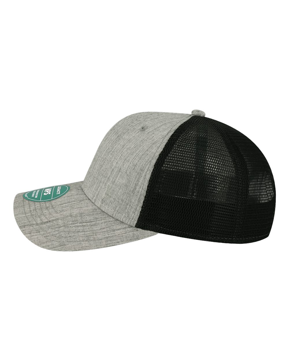 Mid-Pro Snapback Trucker Cap - DirectSide - B93995170 - Melange Grey/ Black