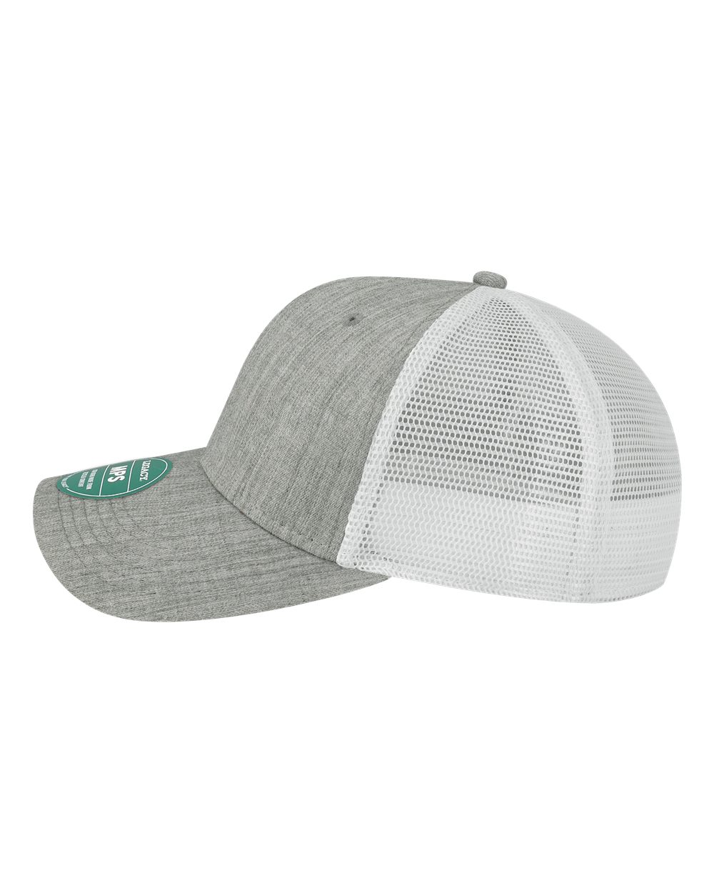 Mid-Pro Snapback Trucker Cap - DirectSide - B93995180 - Melange Grey/ White