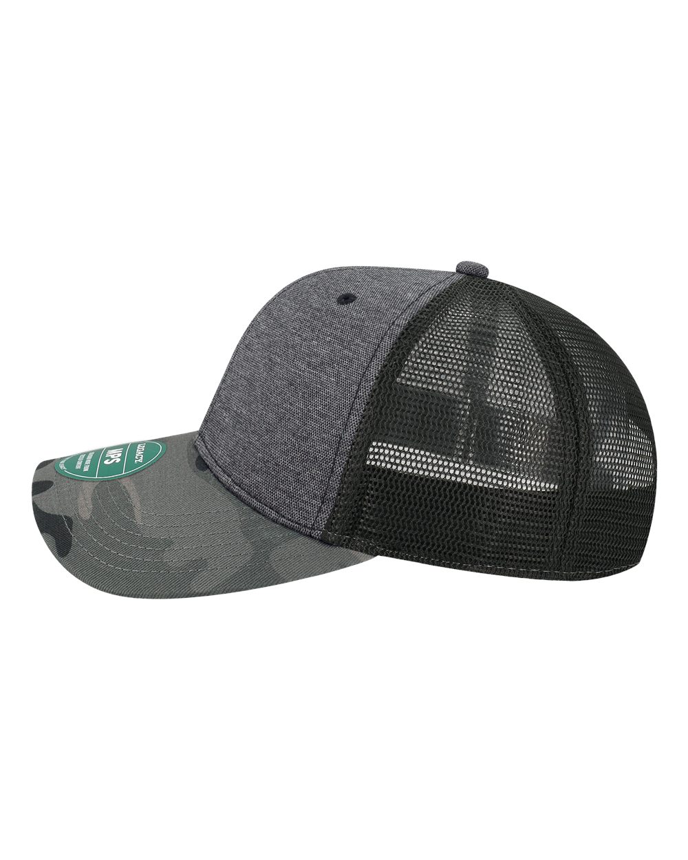 Mid-Pro Snapback Trucker Cap - DirectSide - B93995350 - Black/ Camo