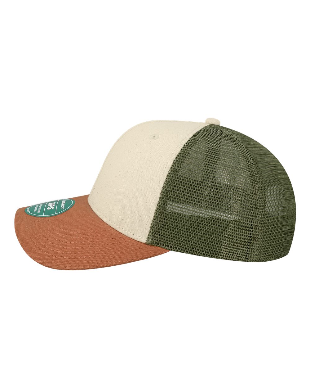 Mid-Pro Snapback Trucker Cap - DirectSide - B93995560 - Stone/ Bronze/ Light Olive Green