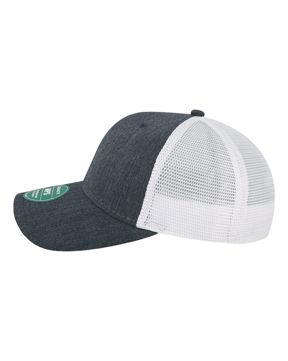 Mid-Pro Snapback Trucker Cap - DirectSide - B93995650 - Melange Navy/ White
