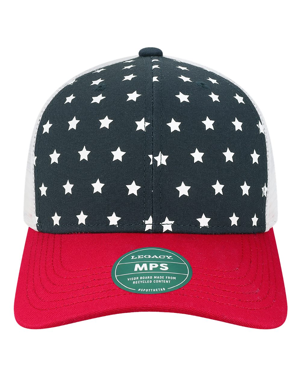 Mid-Pro Snapback Trucker Cap - Front - B93995720 - USA