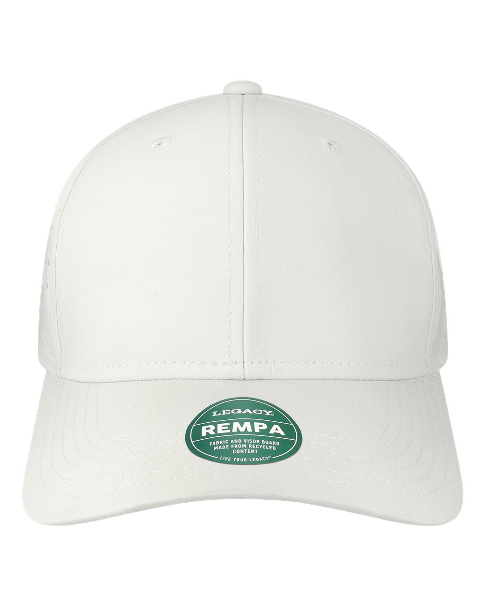Reclaim Mid-Pro Adjustable Cap - Front - B14595000 - White